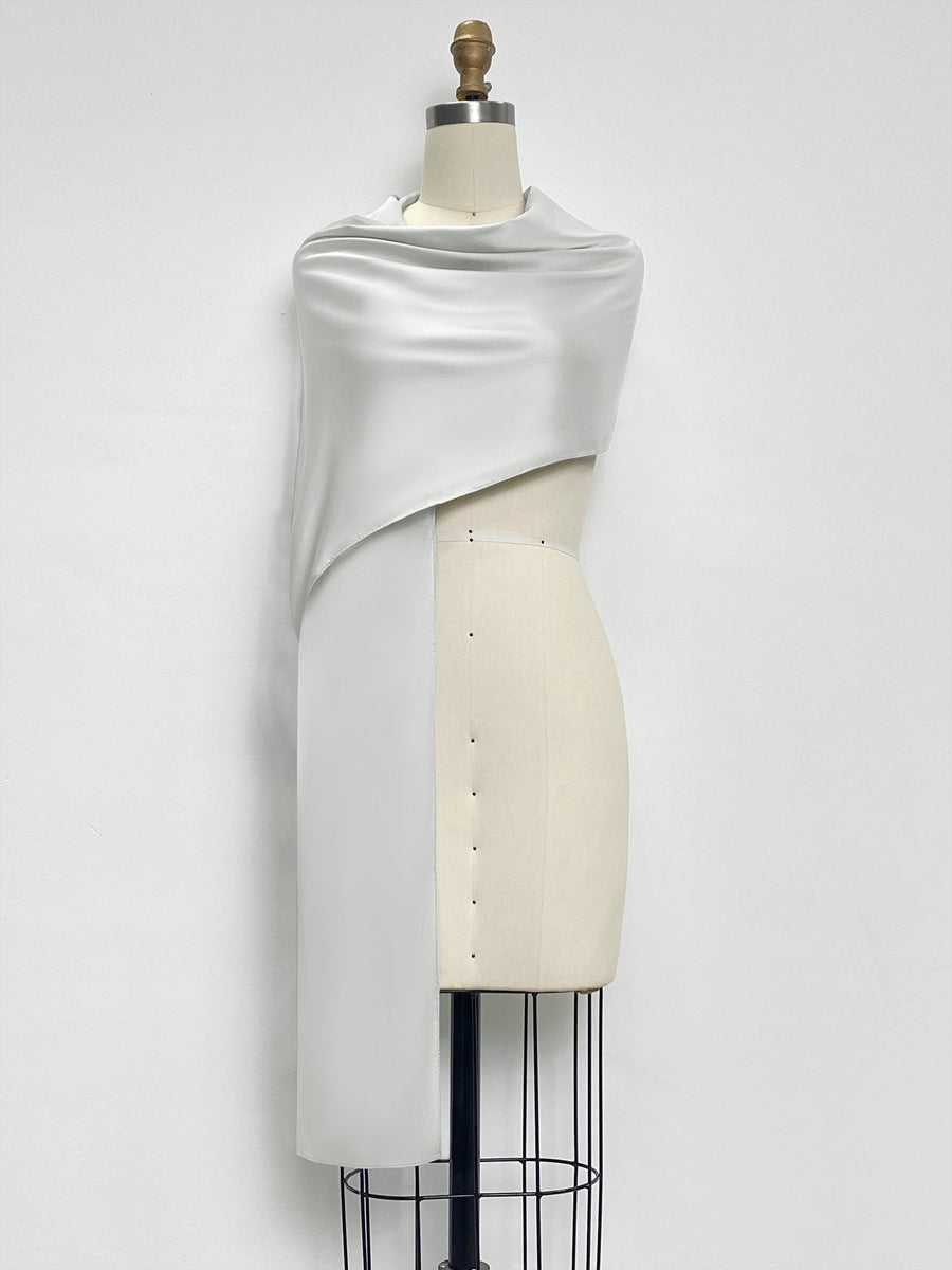 (18x89in.) Dense Stretch Satin Shawls &amp; Wraps for Women