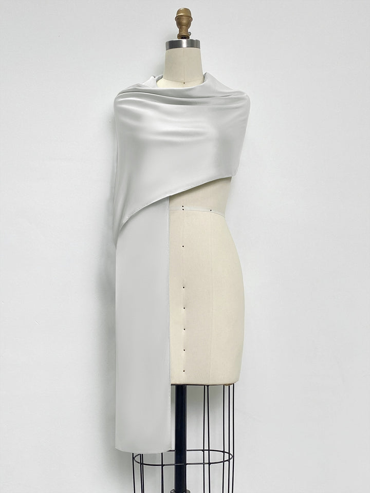 (18x89in.) Dense Stretch Satin Shawls &amp; Wraps for Women