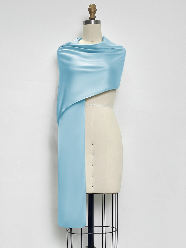 (18x89in.) Dense Stretch Satin Shawls &amp; Wraps for Women