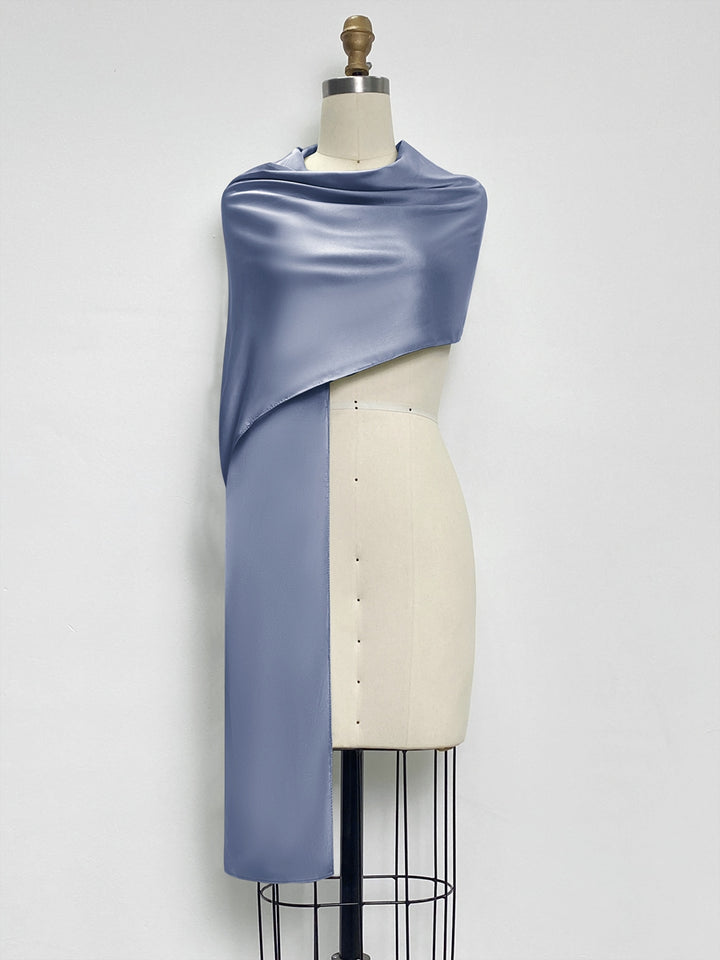 (18x89in.) Dense Stretch Satin Shawls &amp; Wraps for Women