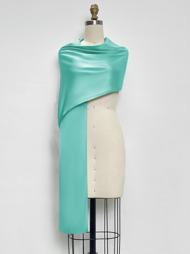 (18x89in.) Dense Stretch Satin Shawls &amp; Wraps for Women