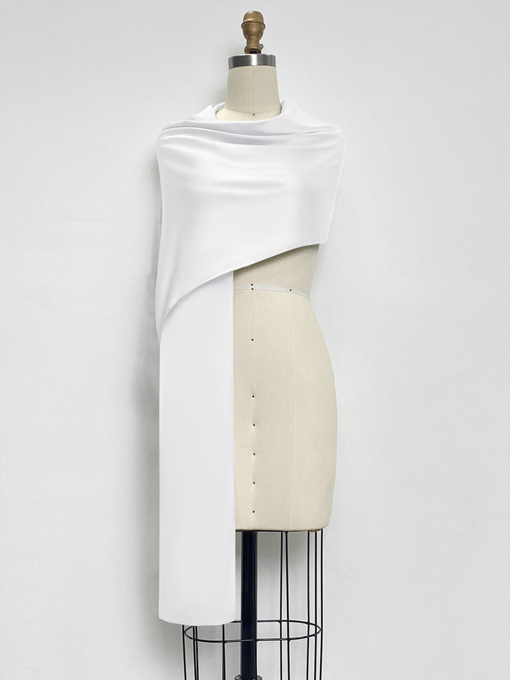 (18x89in.) Dense Stretch Satin Shawls &amp; Wraps for Women