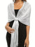 （170cm*45cm)Glamorous Metallic Shawls with Tassel Wedding Guest Wraps