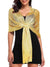 （170cm*45cm)Glamorous Metallic Shawls with Tassel Wedding Guest Wraps