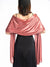 Women's Imitation Silk Sheer Scarf Cape Solid Color Long Shawl Wrap