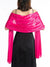 Women's Imitation Silk Sheer Scarf Cape Solid Color Long Shawl Wrap