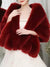 Women's Elegant Solid Colored Scarf Cape Long Wedding Shawl Wrap