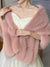 Women's Elegant Solid Colored Scarf Cape Long Wedding Shawl Wrap