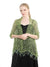 Women's Solid Colored Fringed Scarf Wedding Cape with Sequins