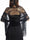 Women's Solid Colored Fringed Scarf Cape with Floral Cut-out