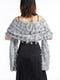 Solid Colored Stylish Fringed Cape Shawl for Women