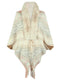 Chic Retro Striped Knitted Long Party Cape Shawl with Tassel for Women