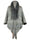 Chic Retro Striped Knitted Long Party Cape Shawl with Tassel for Women