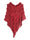 Women's Warm V-Neck Stylish Knitted Plush Fringed Shawl Cape