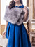 Women's Sweet Fur Soft Versatile Warm Party Shawl/Wraps