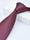Men's Wine Red Printed Stripe Classic Tie
