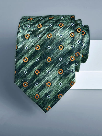 Men's Retro Printed Jacquard Fashionable Tie