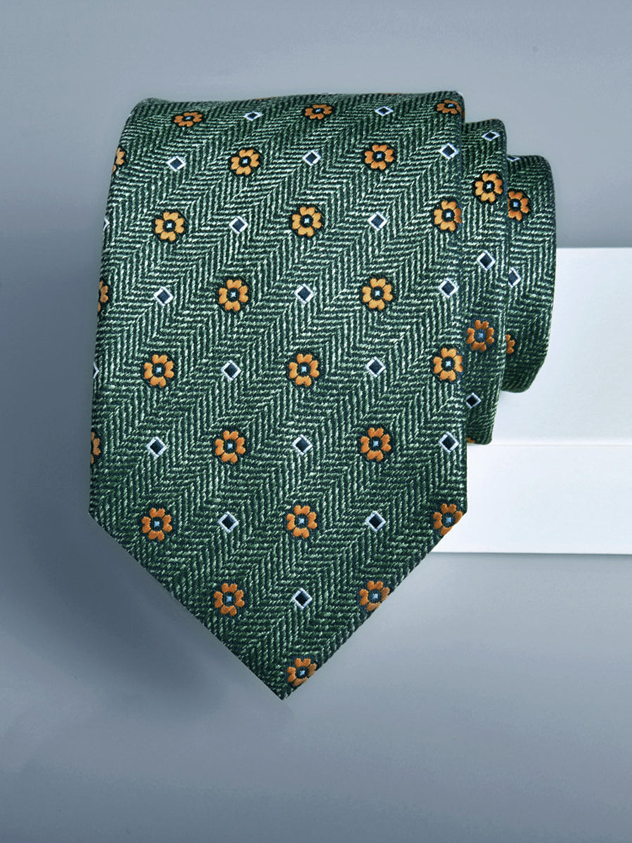 Men's Retro Printed Jacquard Fashionable Tie