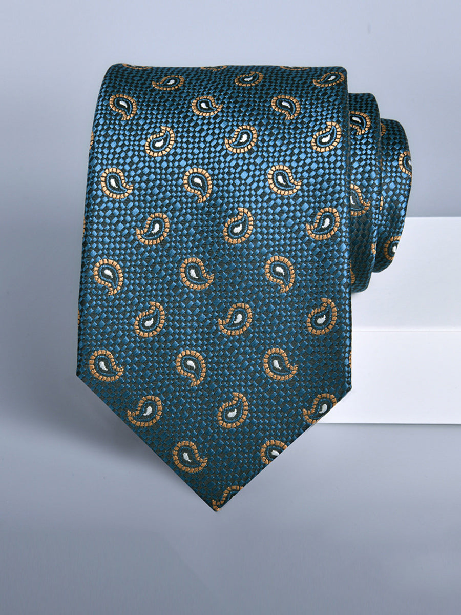 Men's Retro Printed Jacquard Fashionable Tie