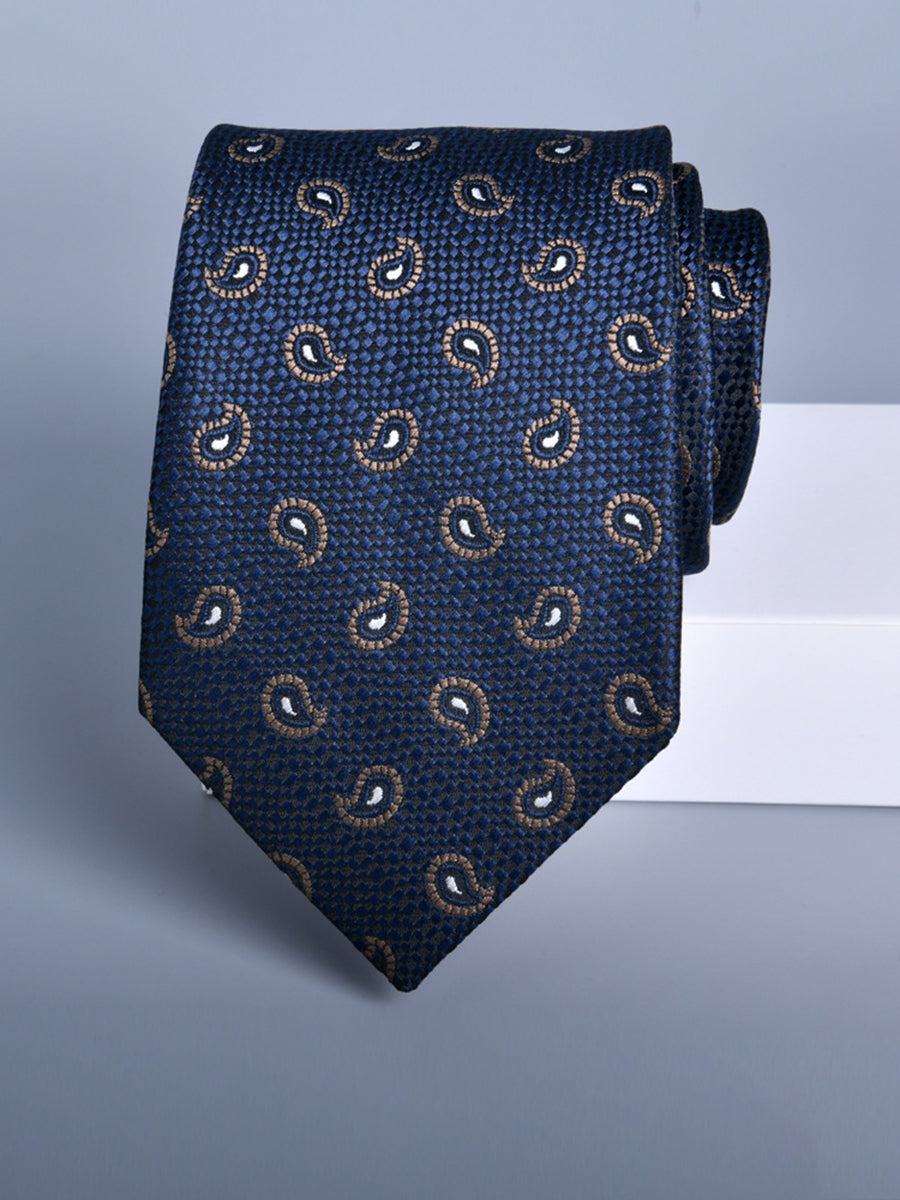 Men's Retro Printed Jacquard Fashionable Tie