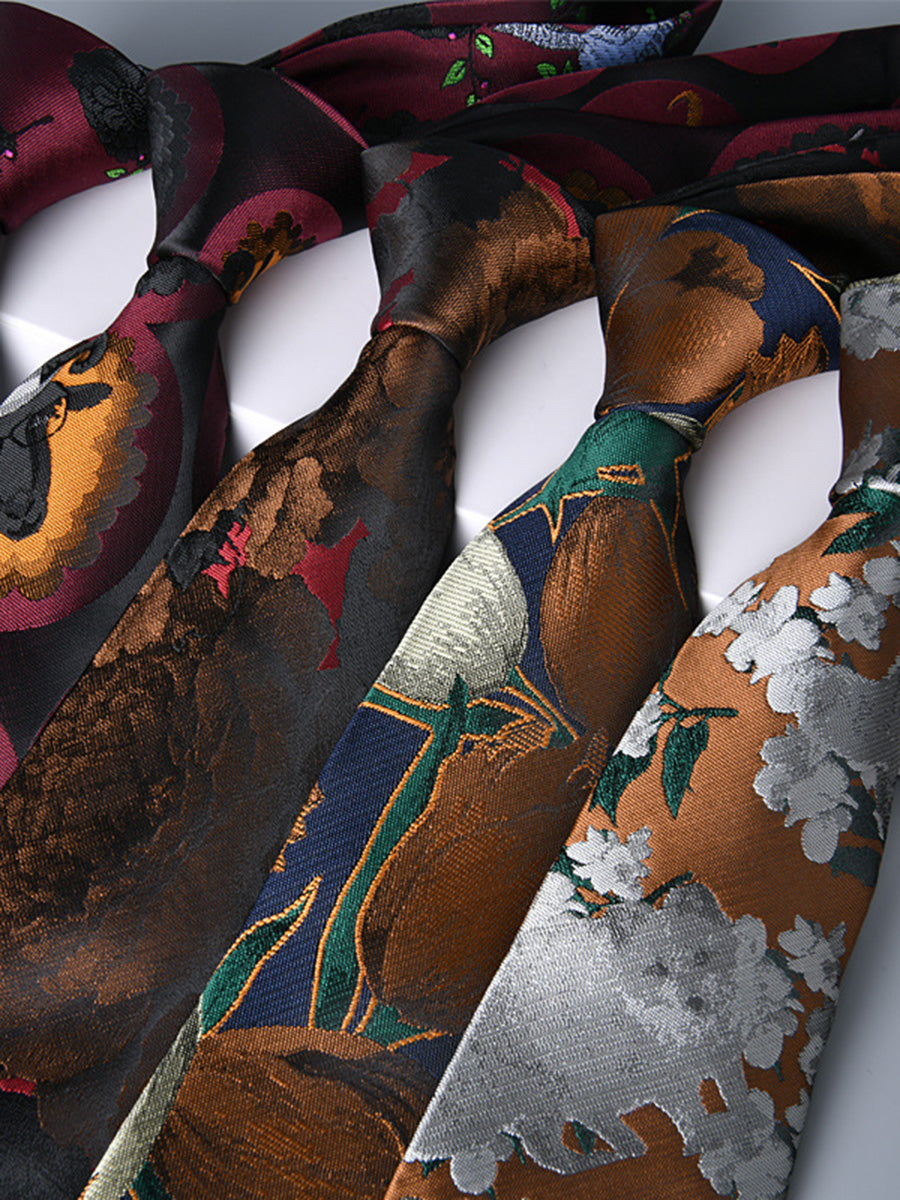 Men's High-End Printed Jacquard Daily Tie