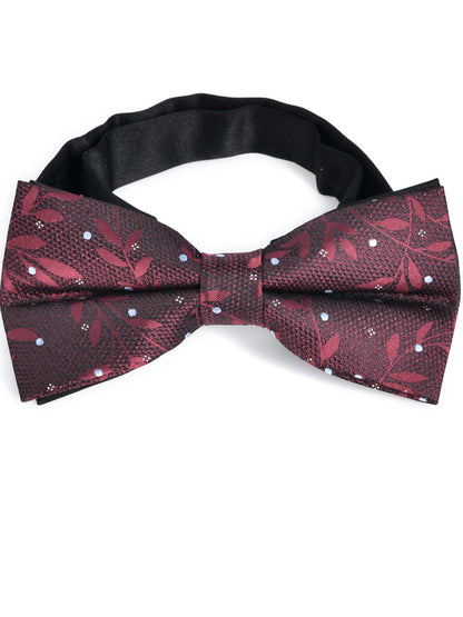Men's Double-layer Jacquard Chic Bow Tie