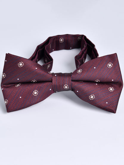 Men's Double-layer Jacquard Chic Bow Tie
