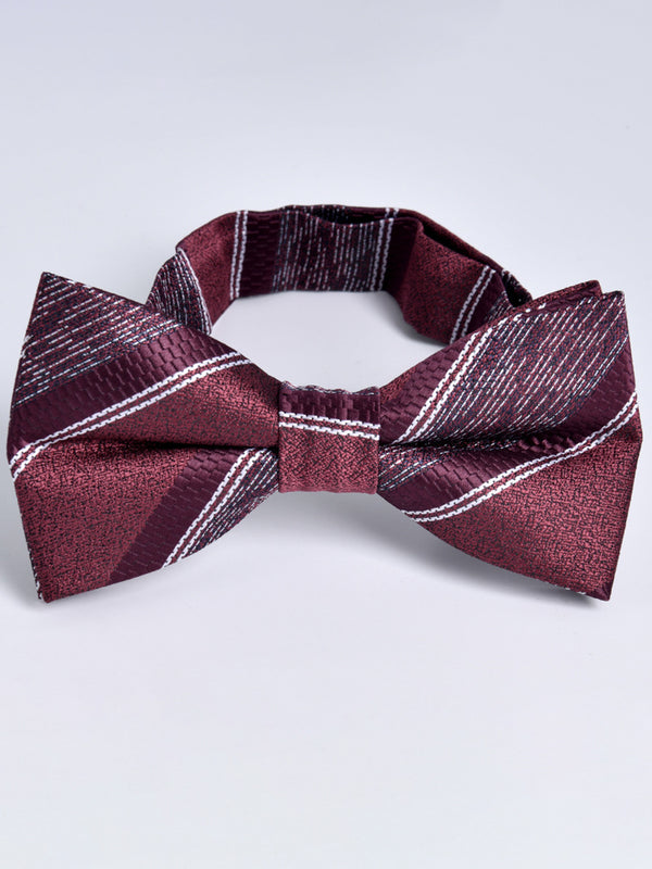 Men's Double-layer Jacquard Chic Bow Tie