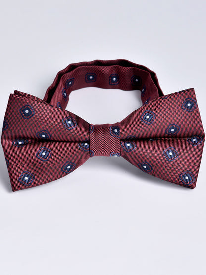 Men's Double-layer Jacquard Chic Bow Tie