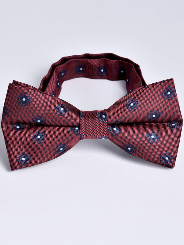 Men's Double-layer Jacquard Chic Bow Tie