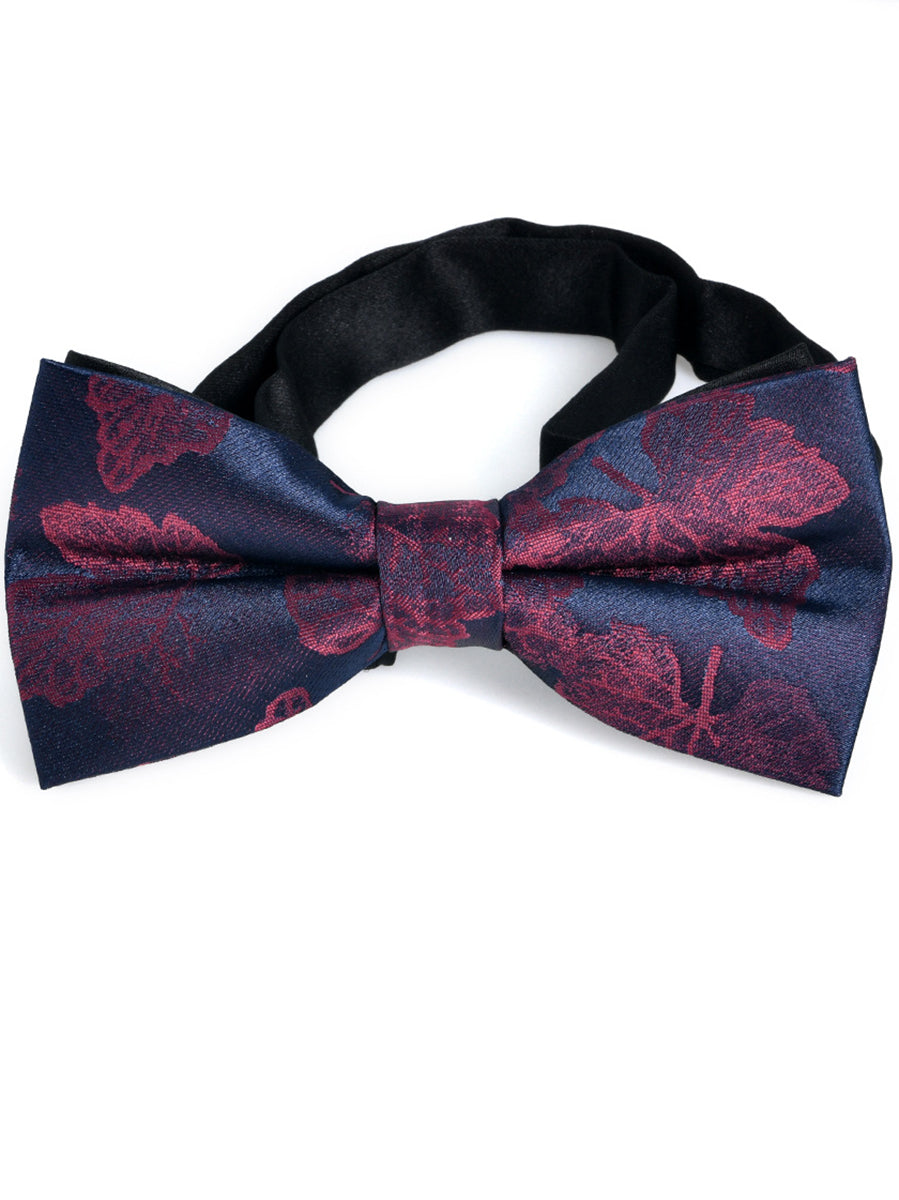 Men's Double-layer Jacquard Chic Bow Tie