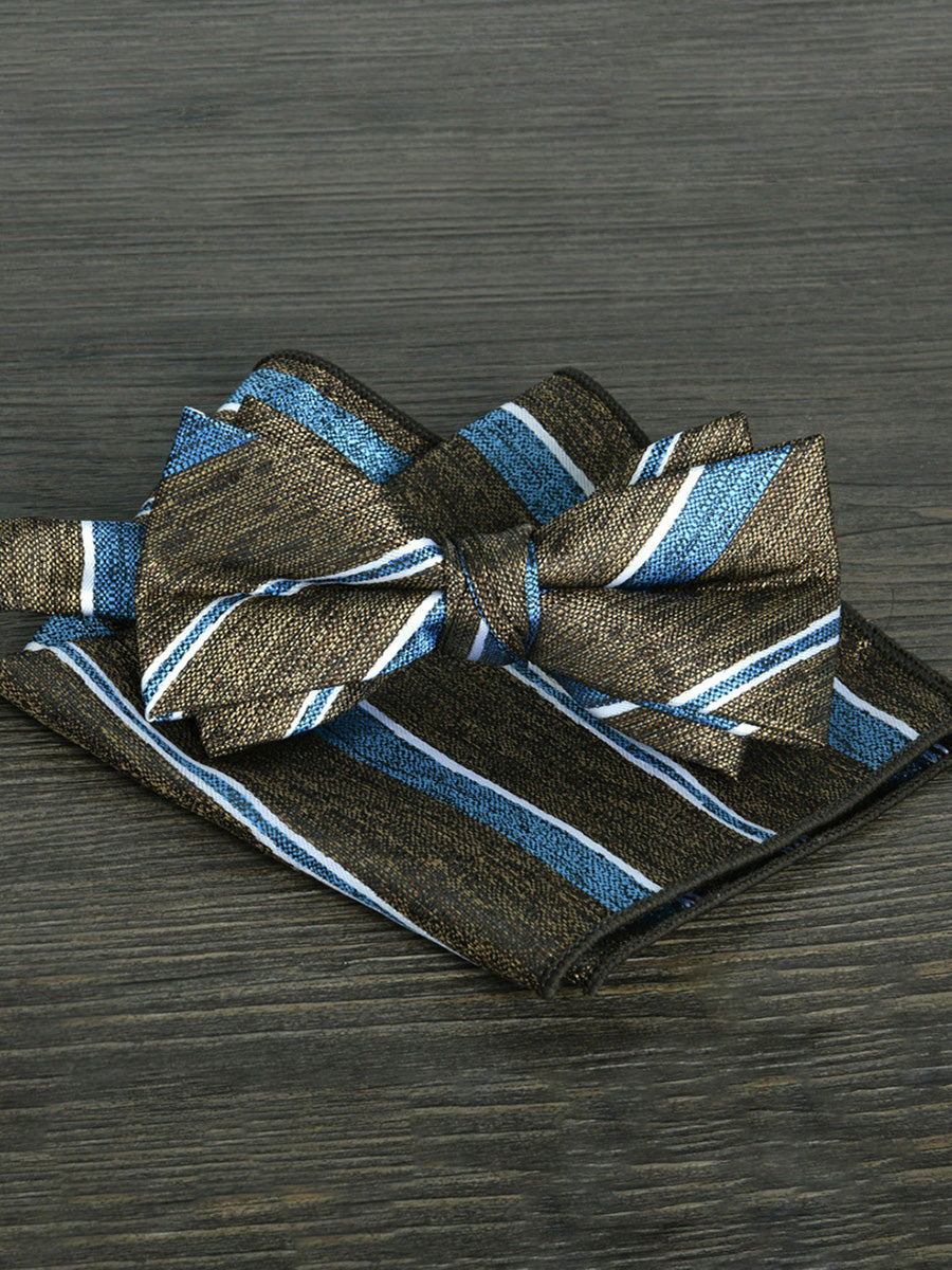 Men's Elegant Printed Jacquard Retro Bow Tie