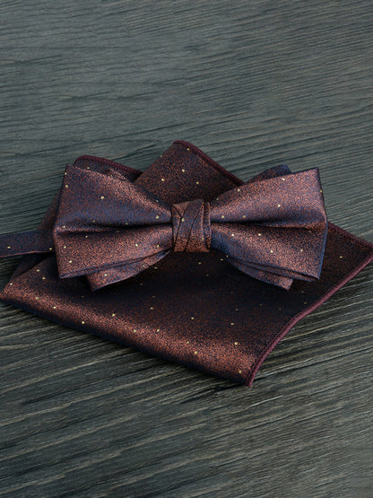Men's Elegant Printed Jacquard Retro Bow Tie