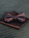 Men's Elegant Printed Jacquard Retro Bow Tie