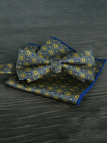 Men's Elegant Printed Jacquard Retro Bow Tie