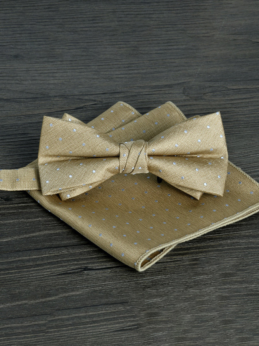 Men's Elegant Printed Jacquard Retro Bow Tie