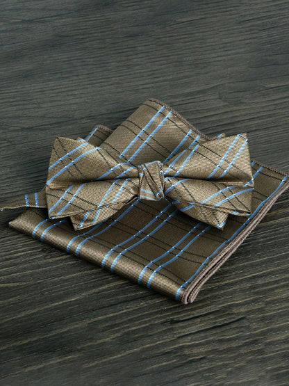 Men's Elegant Printed Jacquard Retro Bow Tie