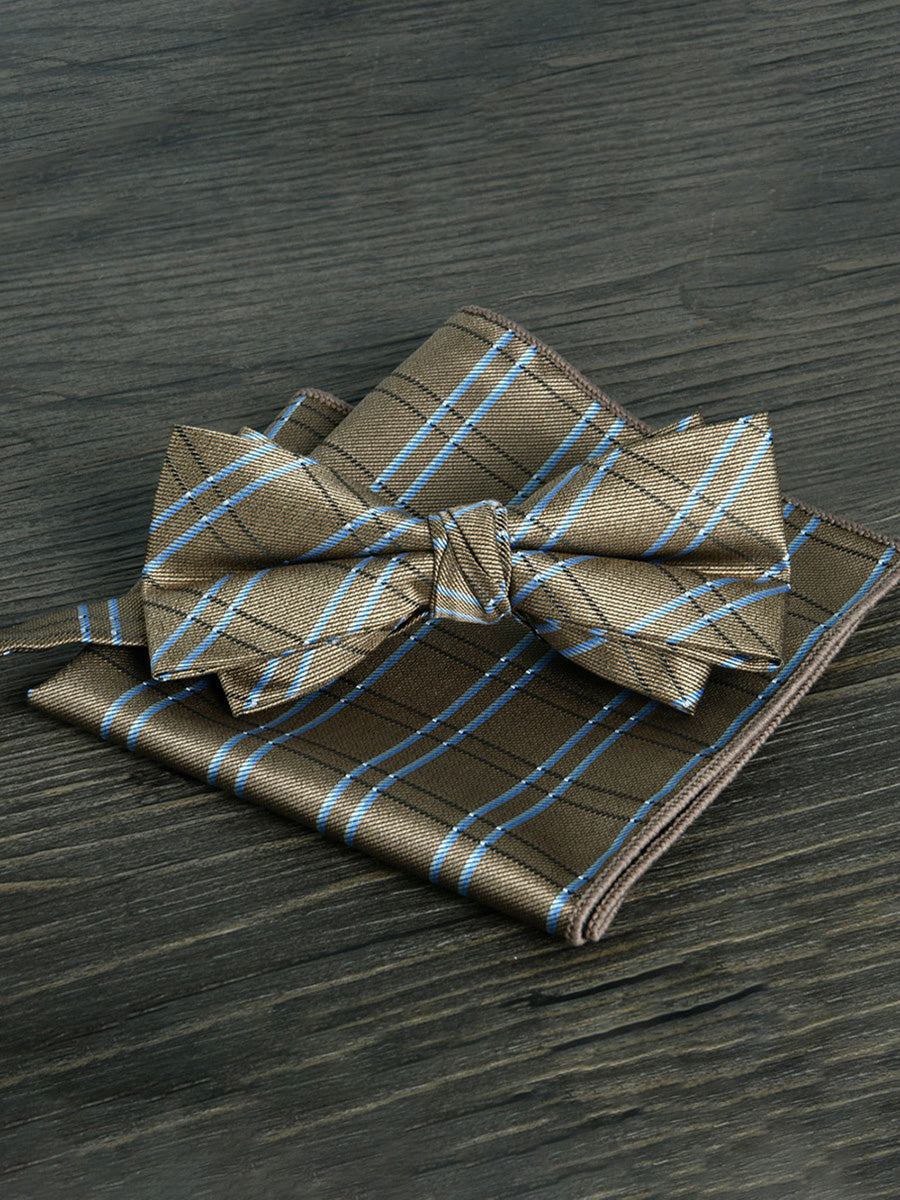 Men's Elegant Printed Jacquard Retro Bow Tie