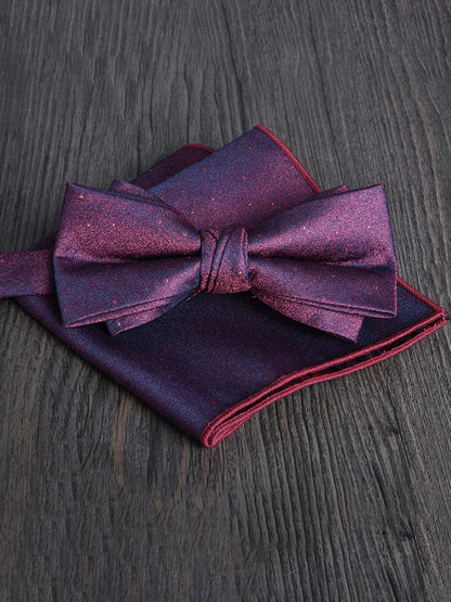 Men's Elegant Printed Jacquard Retro Bow Tie