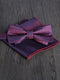 Men's Elegant Printed Jacquard Retro Bow Tie