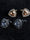 Men's Sparkling 2Pcs Geometric Cufflinks with Rhinestones
