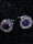 Men's Sparkling 2Pcs Geometric Cufflinks with Rhinestones