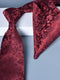 Men's 2 Pics Printed Jacquard Formal Floral Tie