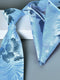 Men's 2 Pics Printed Jacquard Formal Floral Tie