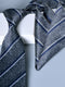 Men's 2 Pics Printed Jacquard Formal Floral Tie