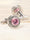 Men's Sparkling 2Pcs Alloy Cufflinks with Floral