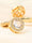 Men's Sparkling 2Pcs Alloy Cufflinks with Floral