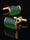 Men's Sparkling 2Pcs Alloy Cufflinks with Floral