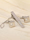 Men's Geometric Formal Tie Clip with Rhinestones
