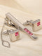 Men's Geometric Formal Tie Clip with Rhinestones